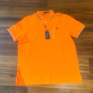 Polo Ralph Lauren Mesh Orange Polo